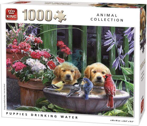 King Puzzle 1000 piese Pui de catei – 68*49 cm