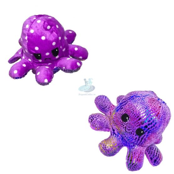 Caracatita reversibila mov cu buline – mov lucios