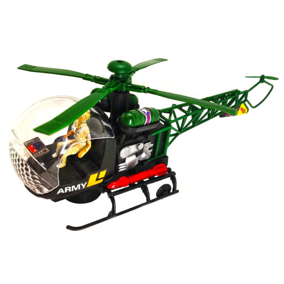 Elicopter 37 cm cu sunete si proiectie lumini